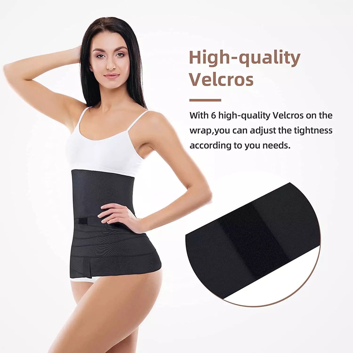 Nylon Spandex Thigh Slimming Sweat Shaper - Fitsure - Black
